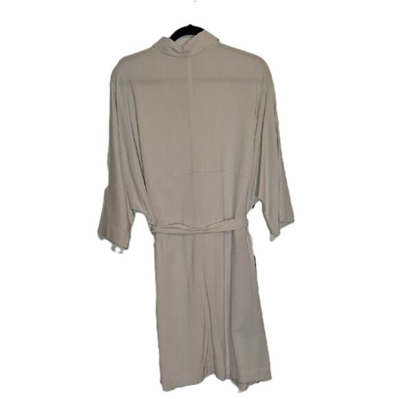 lululemon athletica Bone Perfectly Poised Belted Shirt Dress Size 8 - Picture 3 of 5